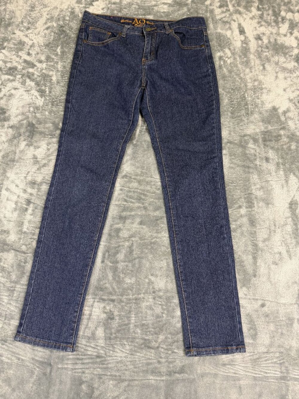 American Quality Denim Womens Skinny Jeans Size 9 Blue Cotton Blend